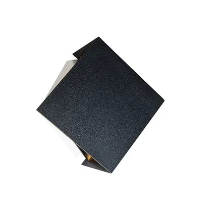 QAZQA Applique moderne noir - Cube 3