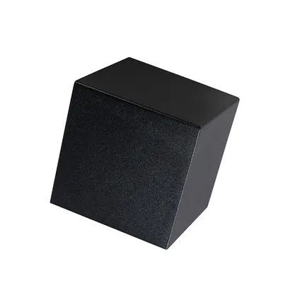 QAZQA Applique moderne noir - Cube 7