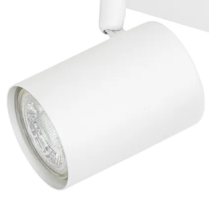 QAZQA Moderne plafondlamp wit 3-lichts verstelbaar rechthoekig - Jeana 5