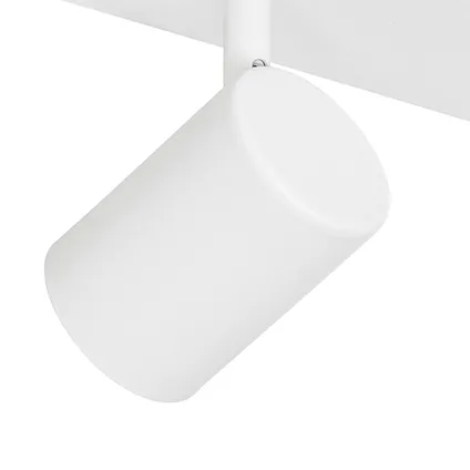 QAZQA Moderne plafondlamp wit 3-lichts verstelbaar rechthoekig - Jeana 7