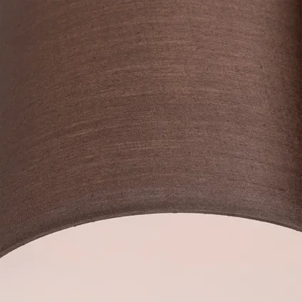 QAZQA Plafondlamp wit grijs en bruin 6-lichts - Multidrum 7