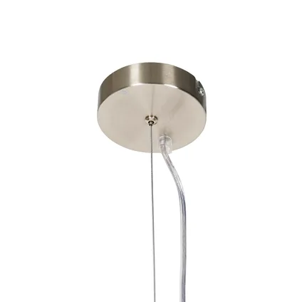 QAZQA Lampe suspendue en acier sans abat-jour - Cappo 1 6