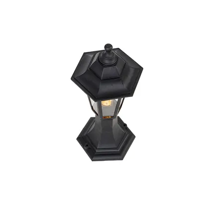 Lampadaire d'extérieur classique noir 42,2 cm IP44 - New Haven 8