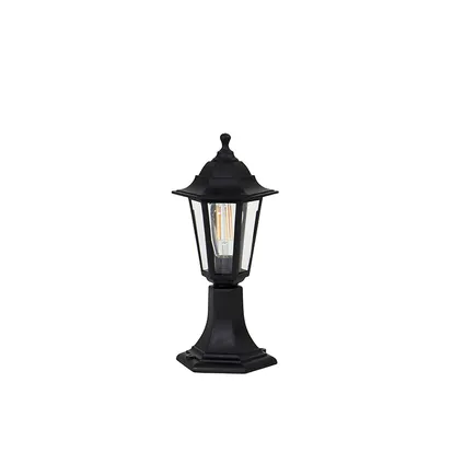 Lampadaire d'extérieur classique noir 42,2 cm IP44 - New Haven 10