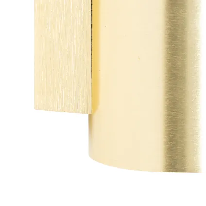 QAZQA Moderne wandlamp goud rond 2-lichts - Sandy 6