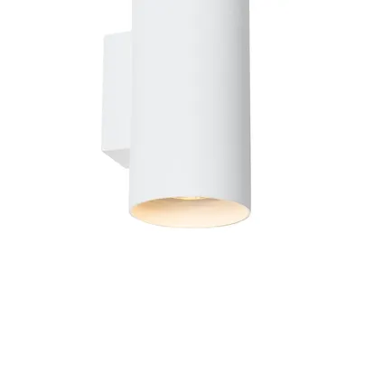 QAZQA Design wandlamp wit rond - Sab 3