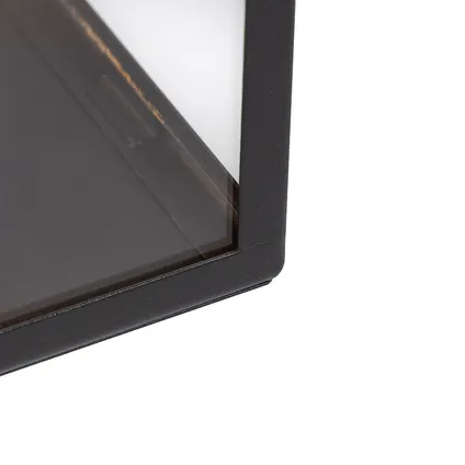 QAZQA Moderne buitenlamp zwart met glas 100,5 cm - Rotterdam 8