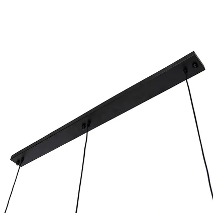 QAZQA Design hanglamp zwart met goud 3-lichts - Mayelle 10