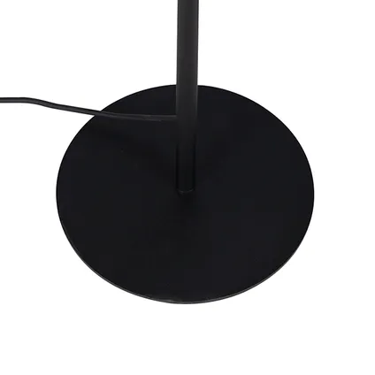 QAZQA Smart buiten vloerlamp zwart incl. Wifi A60 - Virginia 10