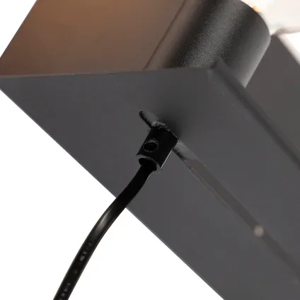 QAZQA Moderne wandlamp zwart verstelbaar - Muro 5