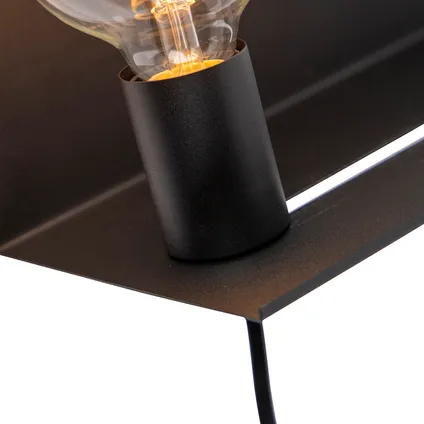 QAZQA Moderne wandlamp zwart verstelbaar - Muro 10