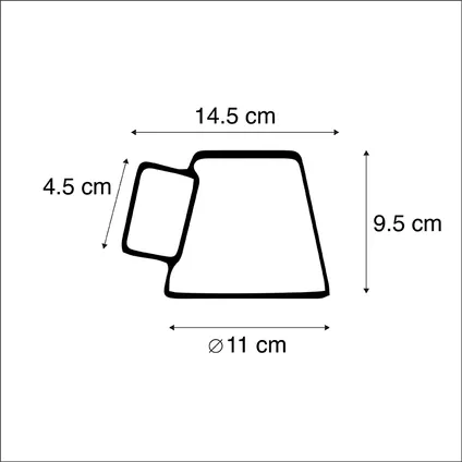 QAZQA Moderne buitenwandlamp zwart IP44 - Skittle 4