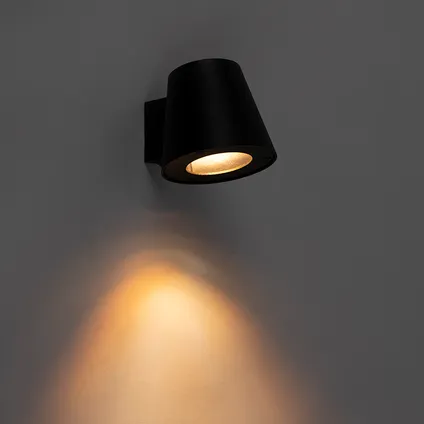 QAZQA Moderne buitenwandlamp zwart IP44 - Skittle 10