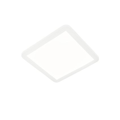 QAZQA Plafonnier blanc 30 cm avec LED dimmable en 3 étapes IP44 - Steve