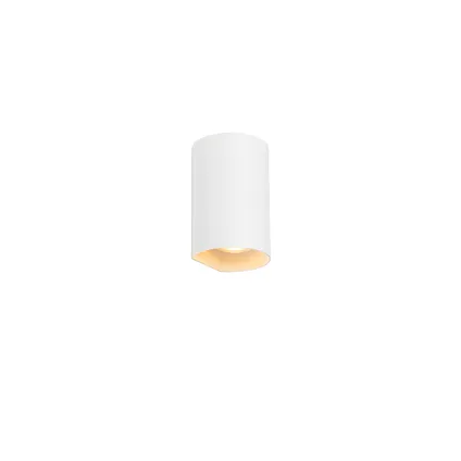 QAZQA Design ronde wandlamp wit - Sabbir 2