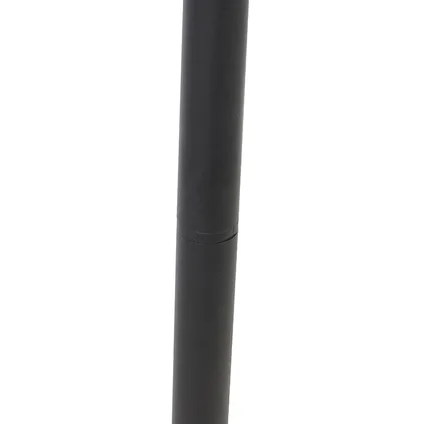 QAZQA Industriële staande buitenlamp zwart 100 cm IP44 - Charlois 7