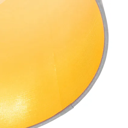 QAZQA Plafondlamp taupe met gouden binnenkant 6-lichts - Multidrum 2