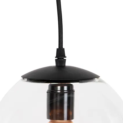 QAZQA Moderne hanglamp transparant 20 cm - Pallon 2