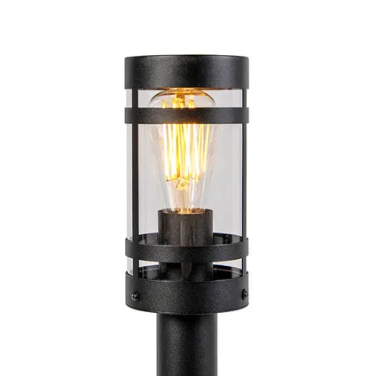 QAZQA Lampe d'extérieur moderne noire 80 cm IP44 - Gleam 3