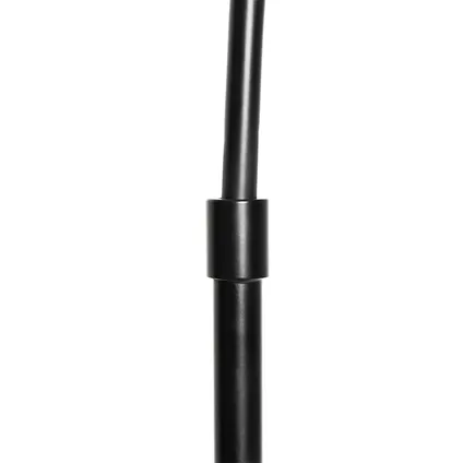 QAZQA Lampe à arc noir avec or avec verre fumé - Zuzanna 5