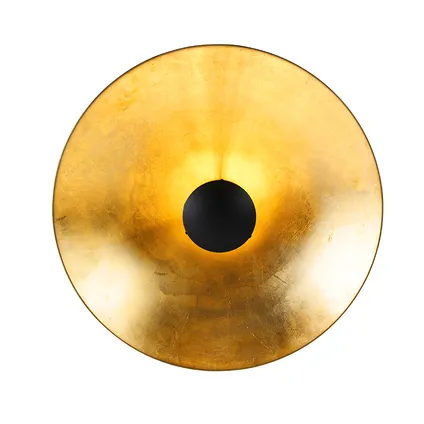 QAZQA Vintage plafondlamp zwart met goud 60 cm - Emilienne Novo 9