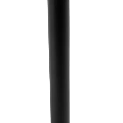 QAZQA Moderne tafellamp zwart met kap goud 25 cm - Simplo 7