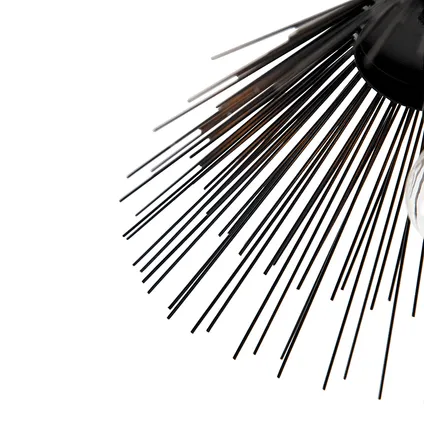 QAZQA Art Deco plafondlamp zwart - Broom 6