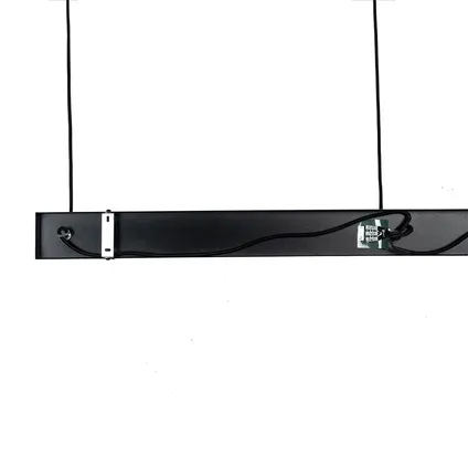 QAZQA Industriële hanglamp zwart met goud 3-lichts - Magnax 10