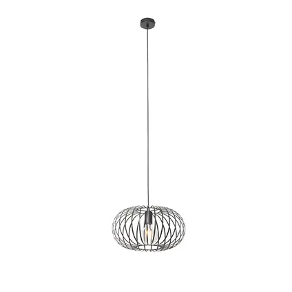 QAZQA Design hanglamp zwart - Johanna 3