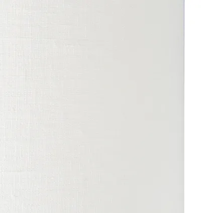 QAZQA Hanglamp staal met kap 35 cm wit verstelbaar - Blitz 5