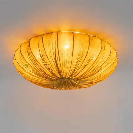 QAZQA Design plafondlamp goud 60 cm 5-lichts - Plu 10