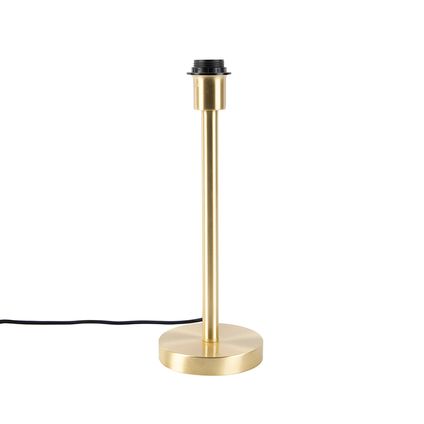 QAZQA Lampe de table classique en laiton sans abat-jour - Simplo