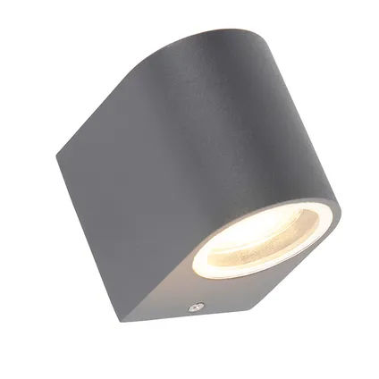 QAZQA Moderne buitenwandlamp donker grijs IP44 - Ben 1 5