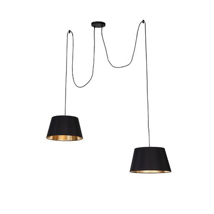 QAZQA Moderne hanglamp zwart - Lofty