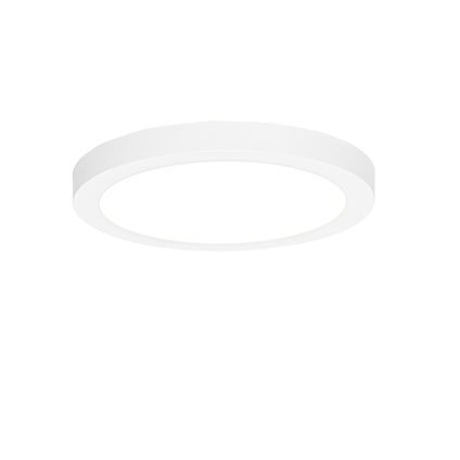 QAZQA Spot encastrable ou en saillie blanc 22 cm avec LED 3 niveaux dim to warm - Trans