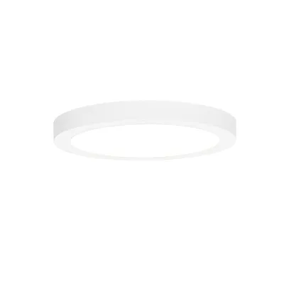 QAZQA Spot encastrable ou en saillie blanc 22 cm avec LED 3 niveaux dim to warm - Trans 5