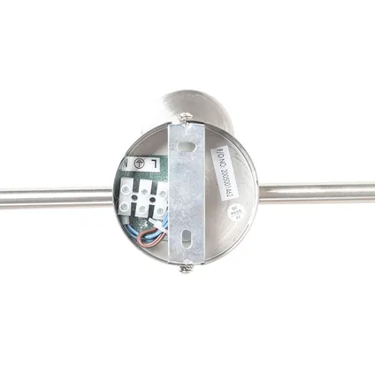 QAZQA Moderne plafondlamp staal 3-lichts verstelbaar - Jeana 10