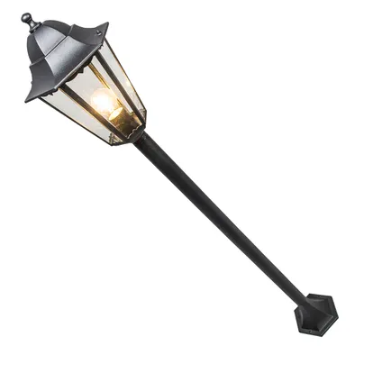 Lampe d'extérieur sur pied classique noire IP44 125 cm - New Orleans 3
