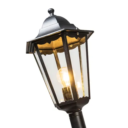 Lampe d'extérieur sur pied classique noire IP44 125 cm - New Orleans 7