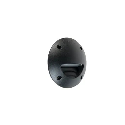 QAZQA Moderne buiten wandspot zwart incl. LED IP65 - Leti 6