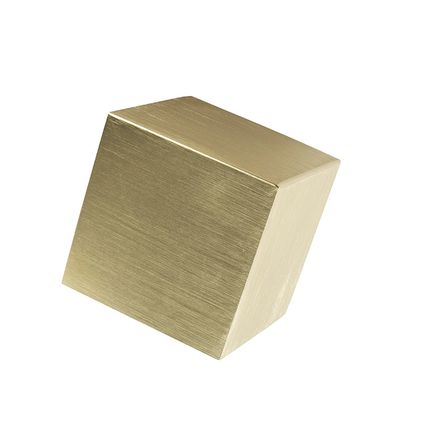 QAZQA Moderne wandlamp goud - Cube