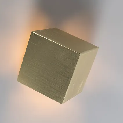 QAZQA Applique moderne or - Cube 2