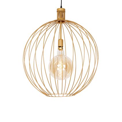 QAZQA Design hanglamp goud 60 cm - Wire Dos