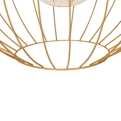 QAZQA Design hanglamp goud 60 cm - Wire Dos 6