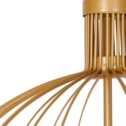 QAZQA Design hanglamp goud 60 cm - Wire Dos 8