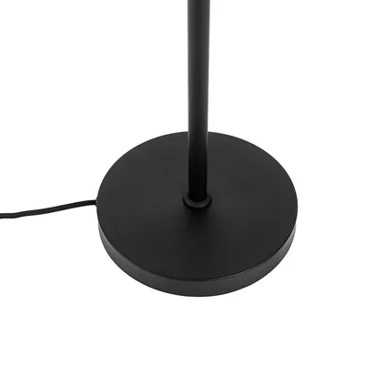 QAZQA Design vloerlamp zwart 3-lichts verstelbaar - Mesh 6
