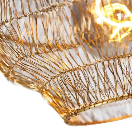 QAZQA Oosterse plafondlamp goud 25 cm - Vadi 2