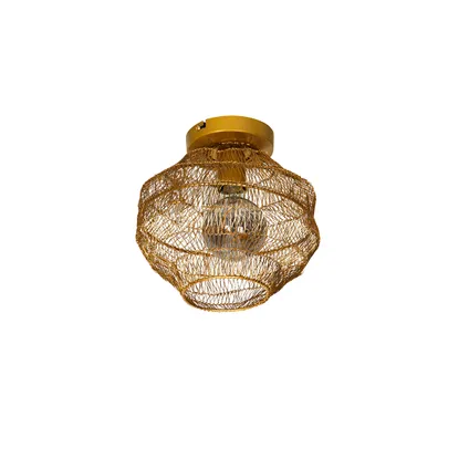 QAZQA Oosterse plafondlamp goud 25 cm - Vadi 9