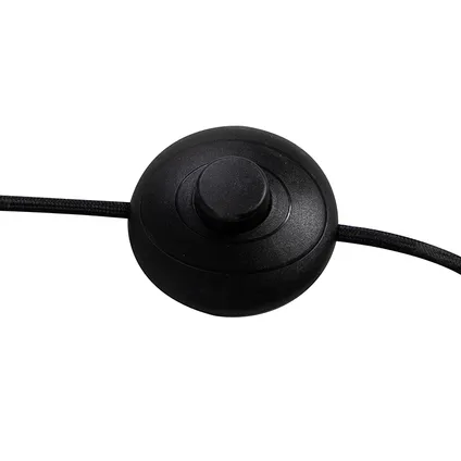 QAZQA Design vloerlamp zwart 5-lichts - Sixties Marmo 10