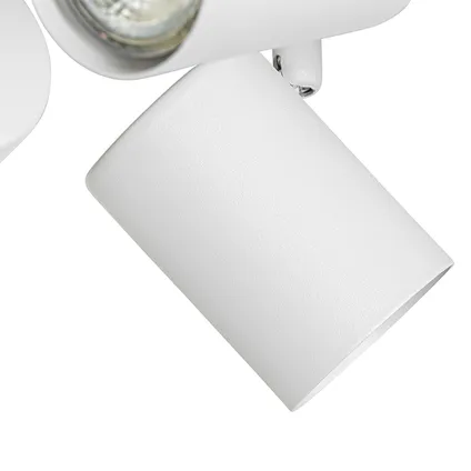 QAZQA Moderne plafondlamp wit 4-lichts verstelbaar vierkant - Jeana 3
